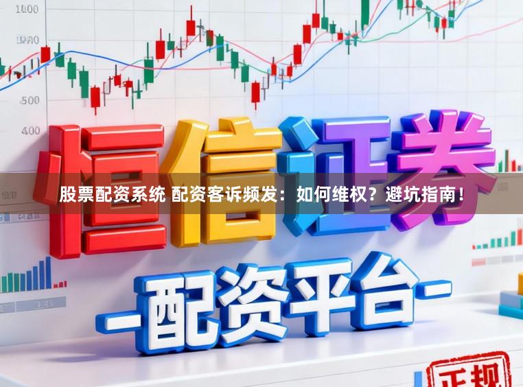 股票配资系统 配资客诉频发：如何维权？避坑指南！