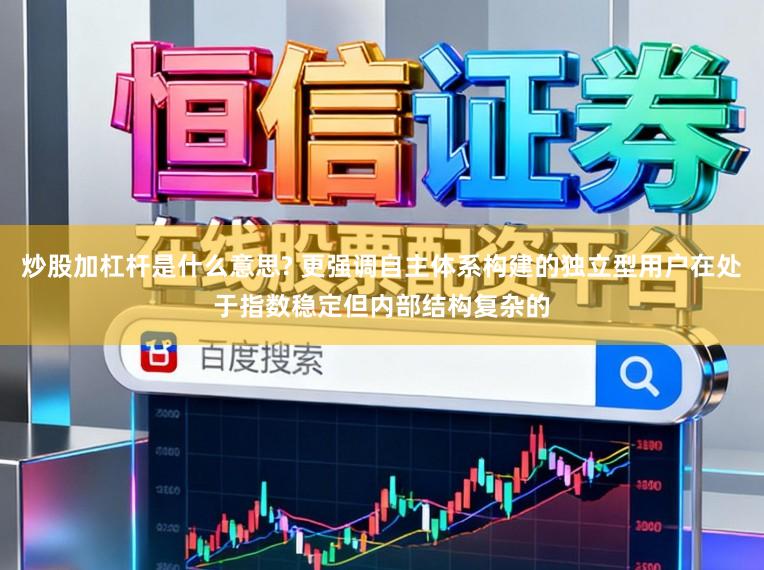 炒股加杠杆是什么意思? 更强调自主体系构建的独立型用户在处于指数稳定但内部结构复杂的